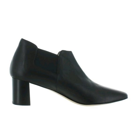 AMALFI by Rangoni Leather Square Toe Heeled Chelsea Boots Narrow Fit - Picture 1 of 16